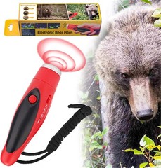 120dB Electronic Bear Horn to Scare Bears- Loud Air Horn for Safety Hiking Ca…