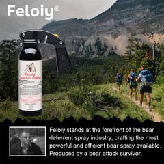Feloiy Bear Repellent Spray – Safe Distance, Most Effective Protection