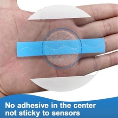 QaZanteiar 55 Pack Freestyle Libre 2 Covers Blue Latex Free Hypoallergenic