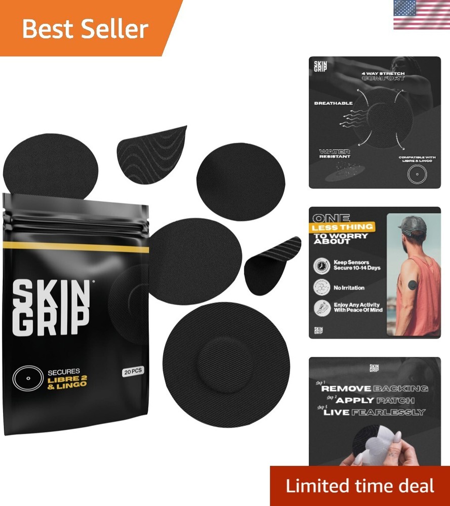 Freestyle Libre 1 & 2 Compatible Medical Patches – Long-Lasting & Skin-Friendly