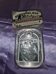 Whistle Creek Survival Kit in a Sardine Can NEW Old Stock