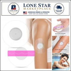 60-Pack Latex-Free Libre Sensor Covers: Waterproof & Long-Lasting Protection