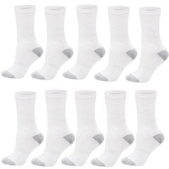 Soziyu 5 Pairs White Sports Cotton Socks – Women & Men, Medium,