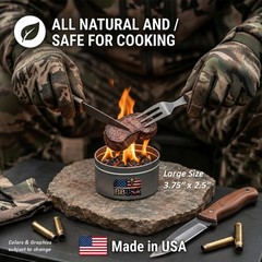 Branded Boards Campfire in a Can – Made in USA – Portable Mini Fire Pit for M…