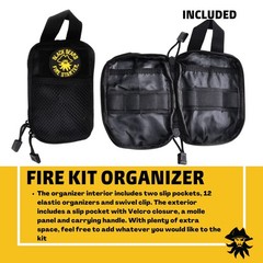 Black Beard Captain’s Loot Fire Starter Kit with Ferro Rod & Fire Starter Rop…
