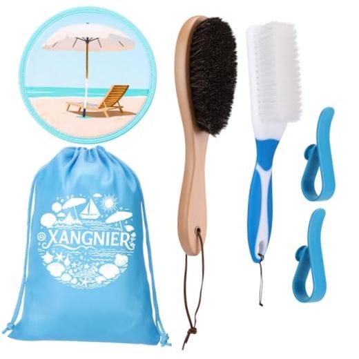 Sand Remover Brush Kits for Beach,Beach Vacation Essentials for Kids 7 PCS