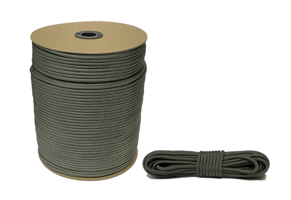 4mm Paracord 550 Bushcraft Survival Mil-Spec Type III 7 Strands – Wolf Grey