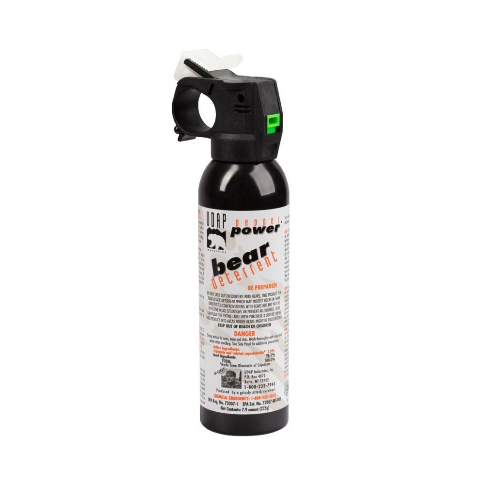UDAP #12 Bear Spray 7.9oz Range up to 30 feet! Pepper Power® OC Spray