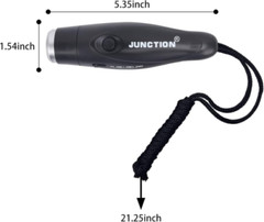 Electronic Whistles, Loudest Electric Whistles 3 Tones High Middle, black