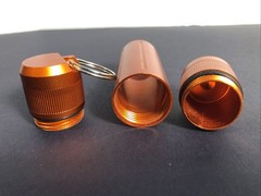Aluminium Survival Kit Waterproof Sealed Pill Bottle An EDC must