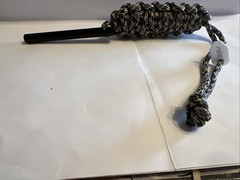 Snake Skin 3”firestarter/ASR Mini Striker 90” 550 Survival Cordage Handcrafted