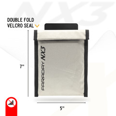 Faraday Defense NX3 3 PC Large Kit Triple-Layer CYBER Fabric Bags