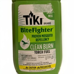 Tiki BiteFighter Torch Fuel 32oz Clean Burn Mosquito Repellent Oil Refill NEW