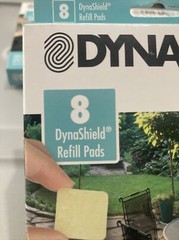 (4 Boxes) DynaShield Refill Mosquito Repellent Pads (8) Per Box. (NEW)