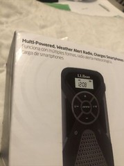 New LL Bean/ Eton/FR1 Mini Emergency Radio/NOAA Weather Alert Black