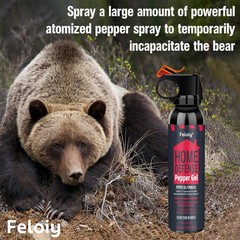 Take Down Pepper Spray OC S.S Fogger 11oz w/ Holster Self Defense