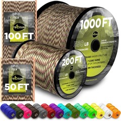 Paracord Type III 550 Camo Camo – 30m – 4mm – Tactical Rope – Outdoo…