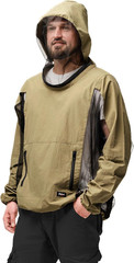 Mosquito Jacket, Durable Bug-Proof Jacket with Adjustable Hood & Pocket, Summer