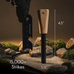 überleben Zünden Original Ferro Rod Fire Starter Survival Tool Up to 150 Strikes
