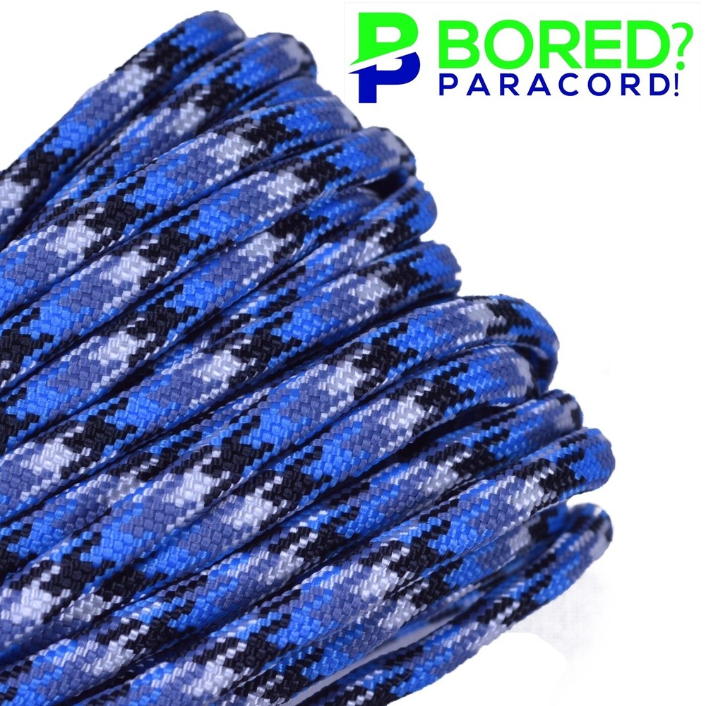 Blue Snake – 50 FT – 550 Paracord Rope 7 strand Parachute Cord