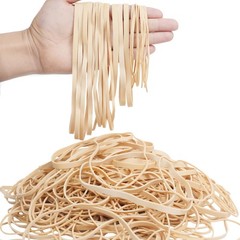 Rubber Bands Assorted Sizes 0.5lbs 4 sizes large rubber bands heavy Beige