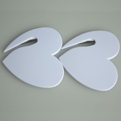 3pcs Emergency Knife Tool Car Necessities White Mini Heart Seatbelt Cutter