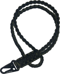 Paracord Lanyard Keychain – Heavy Duty Key Strap with Whistle & Badge ID Wallet