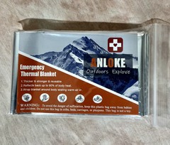Emergency Blankets Mylar Thermal Blanket,(10 Pack) 82 64 inch, Silver-10 Pack