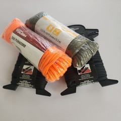 Lot Of 4 Paracords: 2 – 1/8 x 25 Ft (Black), 1 – 5/32 (Neon Orange), 1- 5/32