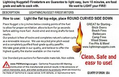 Lightning Nuggets N100SEB Super Economy Box Fire Starter, Tan Brown, 100 Count