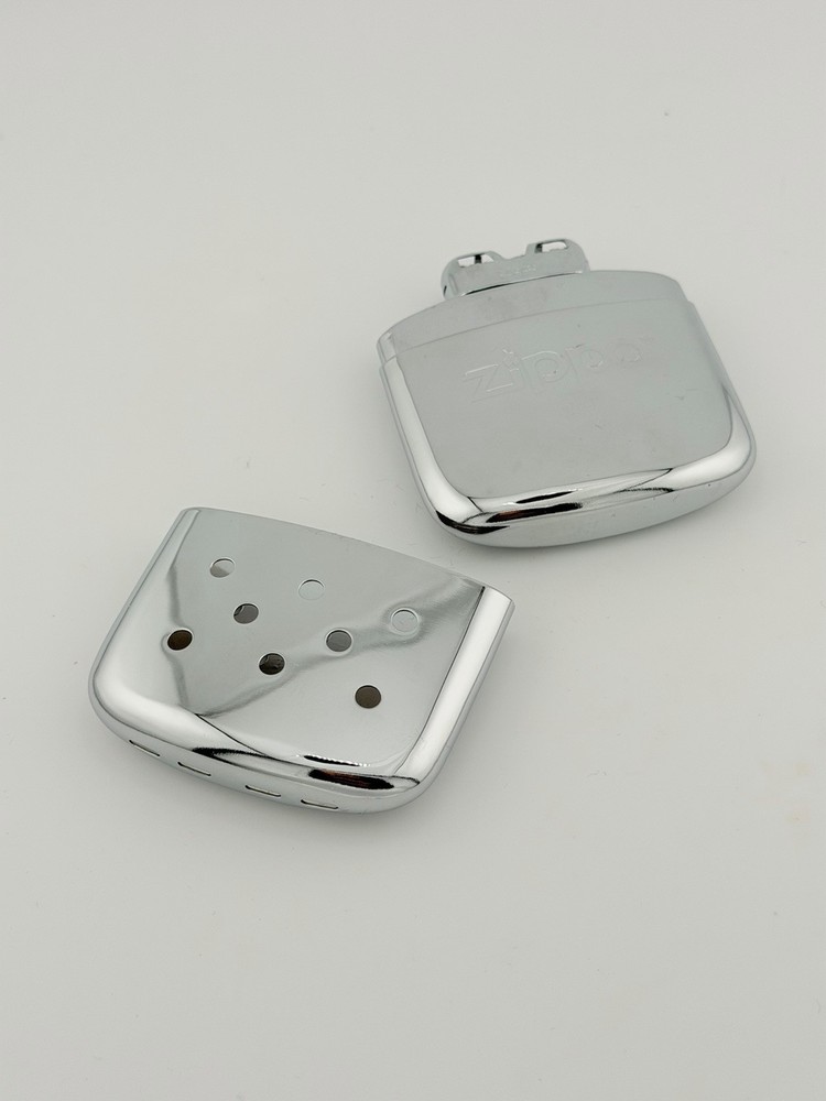 Zippo 12 Hour Hand Warmer Easy Fuel Refill Chrome No Electric Electricity Needed