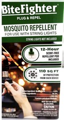 TIKI BiteFighter Mosquito Repellent FOR String Lights Sealed Refill Pod & Remote