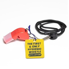 P5- Coach Whistle – Official Whistle for Sports, Removable Cushioned 1 Red
