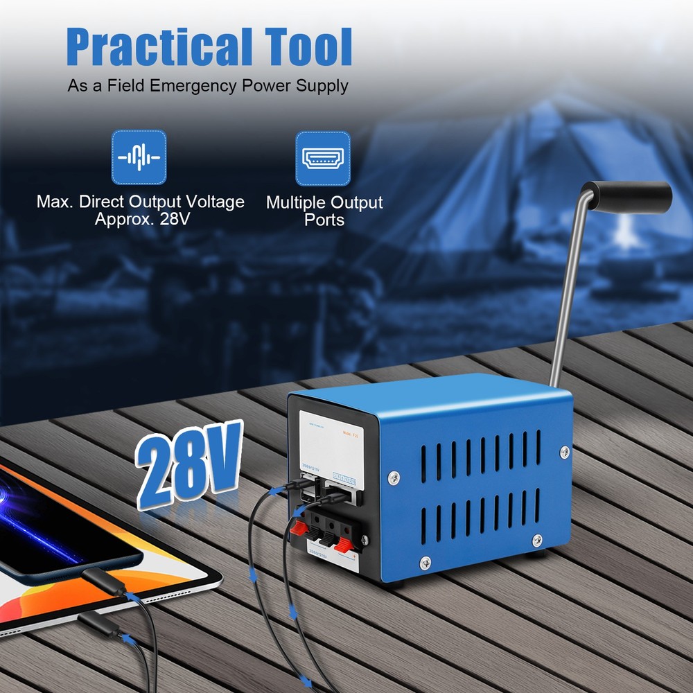 High Reliability Easy to Carry 20W USB Interface Charger Manual Power Supply