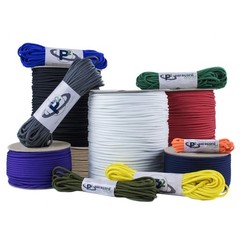 Genuine III 550lb Paracord – Nylon Cord in Solid, Multi, and Reflective Color…