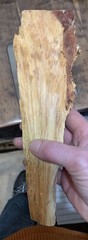 Exceptional Premium Fatwood Log 8.5 oz (1/2 lb) Sticky Heartwood Pitchwood
