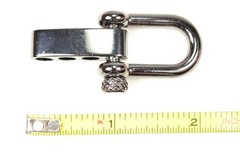 Gunmetal Shackles – Adjustable Hardware for Paracord Bracelets & Outdoor Gear