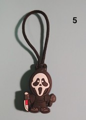 Paracord Handmade Zipper Pull HORROR THEMED- Beetlejuice/ Pennywise + 11 options