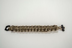 Fire Starter Bracelet Survival Adjustable Paracord Ferro Rod EZ Deploy Bushcraft