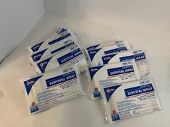 Emergency blanket survival wrap Lot Of 10 Heat Reflective 52″x84″ Dukal – NEW