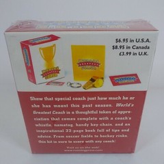 New World’s Greatest Coach Mini Gift Set Whistle Nametag Key Chain 32 Pg Booklet