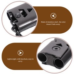 Marine Whistle for Bird and Dog Training Camping Survival Hockey Referee