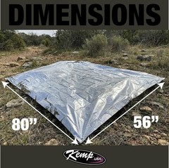 Emergency Mylar Blanket Pack of 25 – Lightweight Thermal Reflective Survival Gea