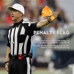 3Pcs Referee Set Football Yellow & Red Penalty Flags and Red & Yellow