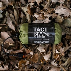 Survival Frog Tact Bivvy 2.0 Emergency Sleeping Bag w/Stuff Sack, Carabiner, …