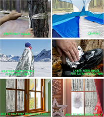 Emergency Foil Thermal Blanket (Pack of 50), 210 X 160 Cm (82″ X 63″) Emergen…