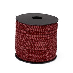7 Strand Core 550lb Paracord Parachute Cord Lanyard Mil Spec Type Red & Black