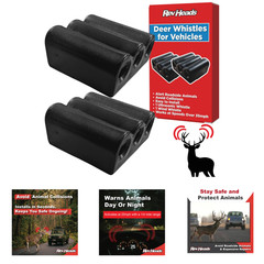 Deer Whistles for Vehicles Ultrasonic and Wind Dual Wind Deterrent System 3