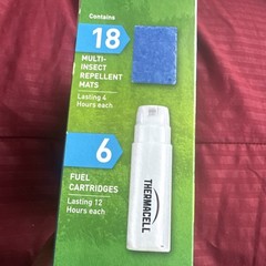 ThermaCell Mosquito Repellent Refill, 6 Pack with 18 Mats, 72 Hrs NEW!
