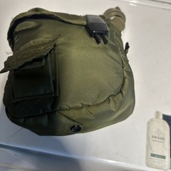 Authentic US Military Issue 2 QT Olive Canteen Cover With Bottle
